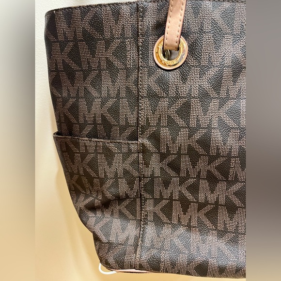MICHAEL KORS logo label satchel bag 💼 - Picture 2 of 15